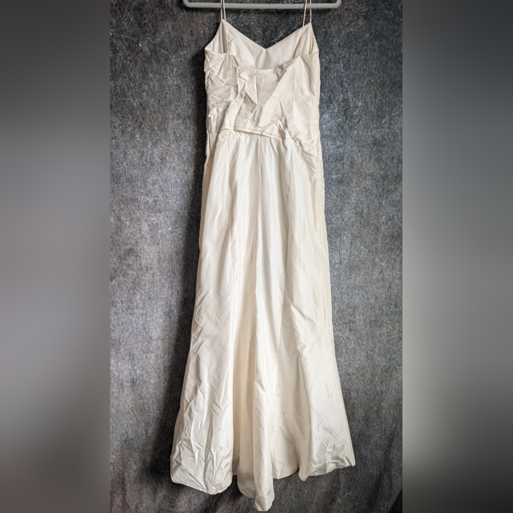 Ann Taylor Silk Taffeta Ivory Wedding Gown NWT Size 8 - Picture 3 of 5